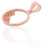 Diamond Sky Jewelry Sidabrinis pakabukas su cirkoniais „Stardust Circle“