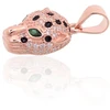 Diamond Sky Jewelry Sidabrinis pakabukas su cirkoniais ir emaliu „Panthera“