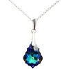 Diamond Sky Jewelry Sidabrinis pakabukas „Baroque IV (Meridian Mėlyna)“ su Swarovski® kristalais