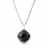 Diamond Sky Jewelry Sidabrinis pakabukas „Glare II (Jet)“ su Swarovski® kristalais