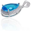 Diamond Sky Jewelry Sidabrinis pakabukas su cirkoniais „Moon Tear“