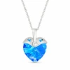 Diamond Sky Jewelry Sidabrinis pakabukas „Cupid (Aquamarine AB)“ su Swarovski® kristalais