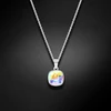 Diamond Sky Jewelry Sidabrinis pakabukas „Glare (Aurora Borealis)“ su Swarovski® kristalais