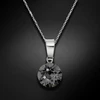 Diamond Sky Jewelry Sidabrinis pakabukas „Classic (Sidabrinis Night)“ su Swarovski® kristalais