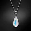 Diamond Sky Jewelry Sidabrinis pakabukas „Rainbow Waterfall (Aurora Borealis)“ su Swarovski® kristalais