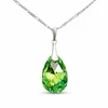 Diamond Sky Jewelry Sidabrinis pakabukas „Baroque (Peridot AB)“ su Swarovski® kristalais