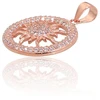 Diamond Sky Jewelry Sidabrinis pakabukas su cirkoniais „Auksinė Saulė XIII“