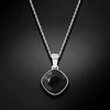 Diamond Sky Jewelry Sidabrinis pakabukas „Glare II (Jet)“ su Swarovski® kristalais
