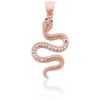 Diamond Sky Jewelry Sidabrinis pakabukas su cirkoniais „Gyvatė“