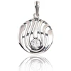 Diamond Sky Jewelry Sidabrinis pakabukas su cirkoniais „Sidabrinis Current“