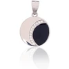 Diamond Sky Jewelry Sidabrinis pakabukas su cirkoniais ir emaliu „Eclipse“