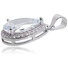 Diamond Sky Jewelry Sidabrinis pakabukas su cirkoniais „Kristalo Lašas II“
