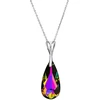 Diamond Sky Jewelry Sidabrinis pakabukas „Rainbow Waterfall (Vitrail Medium)“ su Swarovski® kristalais