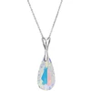 Diamond Sky Jewelry Sidabrinis pakabukas „Rainbow Waterfall (Aurora Borealis)“ su Swarovski® kristalais