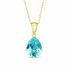 Diamond Sky Jewelry Sidabrinis pakabukas „Crystal Drop (Aqua Bohemica)“ su Preciosa® kristalais