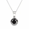 Diamond Sky Jewelry Sidabrinis pakabukas „Classic (Jet Hematite)“ su Swarovski® kristalais