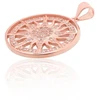 Diamond Sky Jewelry Sidabrinis pakabukas su cirkoniais „Sun“