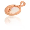 Diamond Sky Jewelry Sidabrinis pakabukas su perlamutru „Moonface“