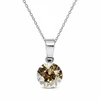 Diamond Sky Jewelry Sidabrinis pakabukas „Classic (Golden Shadow)“ su Swarovski® kristalais