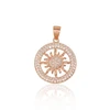 Diamond Sky Jewelry Sidabrinis pakabukas su cirkoniais „Auksinė Saulė XIII“
