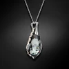 Diamond Sky Jewelry Sidabrinis pakabukas „Baroque V (Sidabrinis Night)“ su Swarovski® kristalais