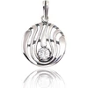 Diamond Sky Jewelry Sidabrinis pakabukas su cirkoniais „Sidabrinis Current“