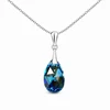 Diamond Sky Jewelry Sidabrinis pakabukas „Baroque (Aquamarine Mėlyna AB)“ su Swarovski® kristalais