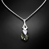 Diamond Sky Jewelry Sidabrinis pakabukas „Baroque II (Juodas Diamond Light Chrome)“ su Swarovski® kristalais