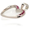 Diamond Sky Jewelry Sidabrinis pakabukas su cirkoniais „Įsimylėjusi Širdis II“