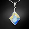 Diamond Sky Jewelry Sidabrinis pakabukas „Growing Crystal (Aurora Borealis)“ su Swarovski® kristalais