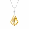 Diamond Sky Jewelry Sidabrinis papuošalų rinkinys moterims „Baroque IV (Golden Shadow)“ su Swarovski® kristalais