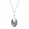Diamond Sky Jewelry Sidabrinis papuošalų rinkinys moterims „Baroque II (Juodas Diamond Light Chrome)“ su Swarovski® kristalais