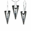 Diamond Sky Jewelry Sidabrinis papuošalų rinkinys moterims „Spike (Sidabrinis Night)“ su Swarovski® kristalais