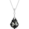 Diamond Sky Jewelry Sidabrinis papuošalų rinkinys moterims „Baroque IV (Sidabrinis Night)“ su Swarovski® kristalais