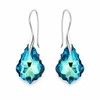 Diamond Sky Jewelry Sidabrinis papuošalų rinkinys moterims DiamondSky „Baroque IV (Bermuda Mėlyna)“ su Swarovski kristalais