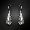Diamond Sky Jewelry Sidabrinis papuošalų rinkinys moterims „Baroque II (Juodas Diamond Light Chrome)“ su Swarovski® kristalais