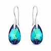 Diamond Sky Jewelry Sidabrinis papuošalų rinkinys moterims DiamondSky „Baroque (Bermuda Mėlyna)“ su Swarovski kristalais