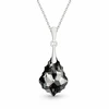Diamond Sky Jewelry Sidabrinis papuošalų rinkinys moterims „Baroque IV (Sidabrinis Night)“ su Swarovski® kristalais