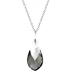 Diamond Sky Jewelry Sidabrinis papuošalų rinkinys moterims „Baroque II (Juodas Diamond Light Chrome)“ su Swarovski® kristalais
