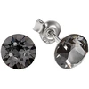 Diamond Sky Jewelry Sidabrinis papuošalų rinkinys moterims „Classic (Sidabrinis Night)“ su Swarovski® kristalais