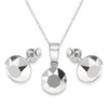 Diamond Sky Jewelry Sidabrinis papuošalų rinkinys moterims „Classic (Light Chrome)“ su Swarovski® kristalais