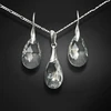 Diamond Sky Jewelry Sidabrinis papuošalų rinkinys moterims „Baroque“ su Swarovski® kristalais