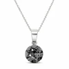 Diamond Sky Jewelry Sidabrinis papuošalų rinkinys moterims „Classic (Sidabrinis Night)“ su Swarovski® kristalais