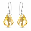 Diamond Sky Jewelry Sidabrinis papuošalų rinkinys moterims „Baroque IV (Golden Shadow)“ su Swarovski® kristalais