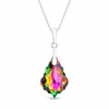 Diamond Sky Jewelry Sidabrinis papuošalų rinkinys moterims „Baroque IV (Vitrail Medium)“ su Swarovski® kristalais