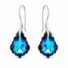 Diamond Sky Jewelry Sidabrinis papuošalų rinkinys moterims „Baroque IV (Meridian Mėlyna)“ su Swarovski® kristalais