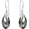 Diamond Sky Jewelry Sidabrinis papuošalų rinkinys moterims „Baroque II (Juodas Diamond Light Chrome)“ su Swarovski® kristalais
