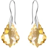 Diamond Sky Jewelry Sidabrinis papuošalų rinkinys moterims „Baroque IV (Golden Shadow)“ su Swarovski® kristalais