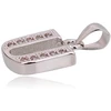 Diamond Sky Jewelry Sidabrinis raidės pakabukas su cirkoniais „U“