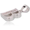 Diamond Sky Jewelry Sidabrinis raidės pakabukas su cirkoniais „B II“